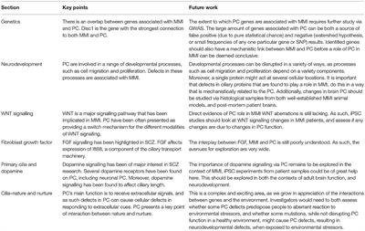 Primary Cilia–An Underexplored Topic in Major Mental Illness